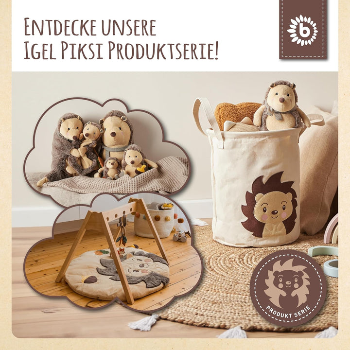 Bieco Igel Piksi - Spielzeugaufbewahrungskiste für den Kallax Regal - 33x33, Igel Piksi