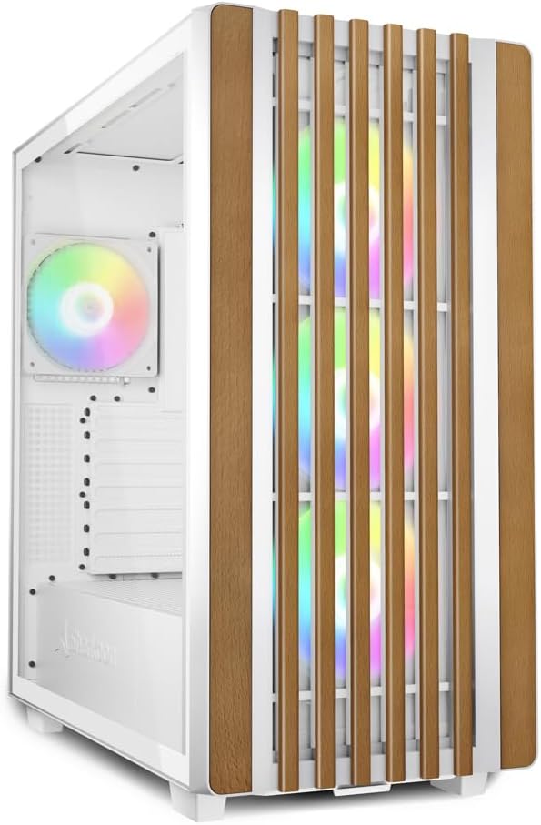 Sharkoon Rebel C70G RGB, Weiss, ATX PC Gehäuse