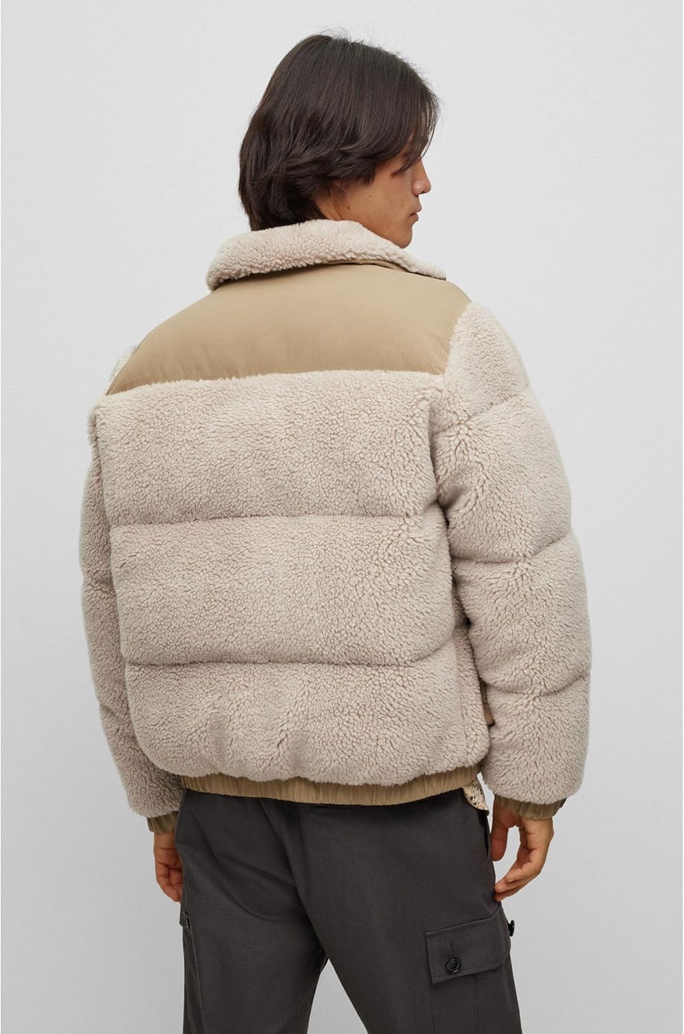 HUGO Herren Beddy2341 Regular-Fit Jacke aus verschiedenen Materialien XXL Natural108, XXL Natural108