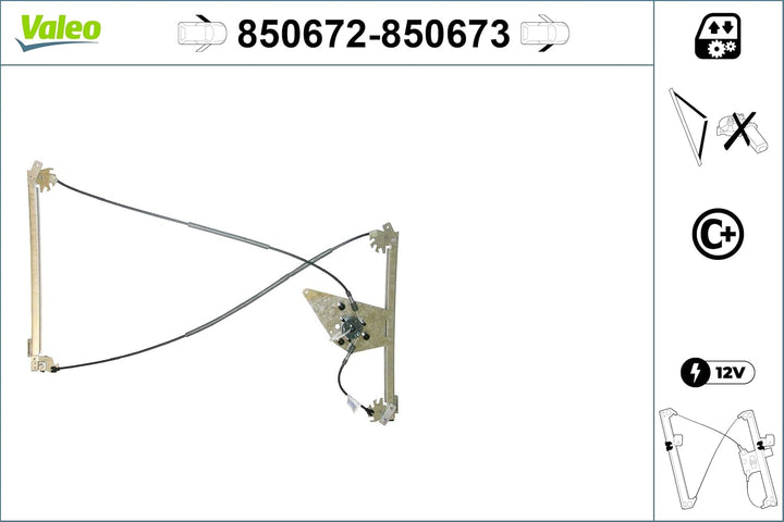 VALEO Fensterheber 850672