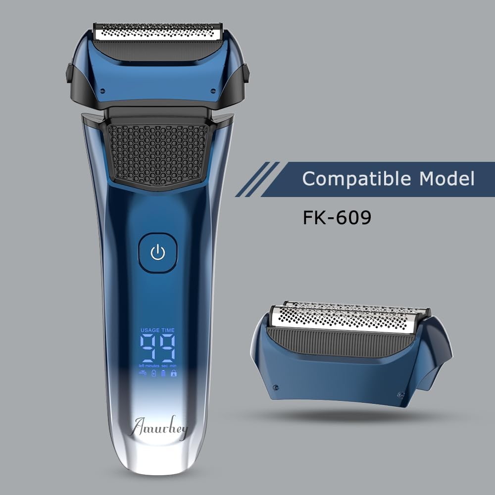 Ersatzscherkopf für elektrische Rasierer der Series 609 (Blau), Blau