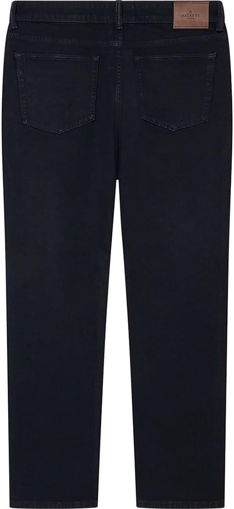 Hackett London Herren Black Denim Jeans 32W / 32L Schwarz (Black), 32W / 32L Schwarz (Black)