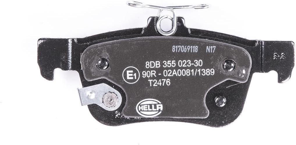 HELLA PAGID 8DB 355 023-301 Bremsbelagsatz - T2476 - Dicke/Stärke: 15.9mm - Bremssystem: Teves - mit