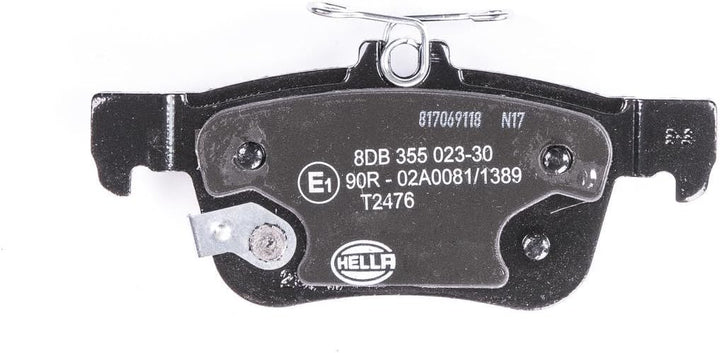 HELLA PAGID 8DB 355 023-301 Bremsbelagsatz - T2476 - Dicke/Stärke: 15.9mm - Bremssystem: Teves - mit
