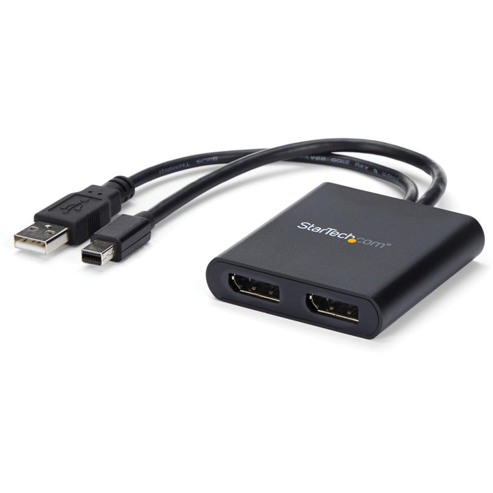 StarTech.com 2 Port Multi Monitor Adapter - Mini DisplayPort auf 2x DisplayPort MST Hub - Zweimal 4K