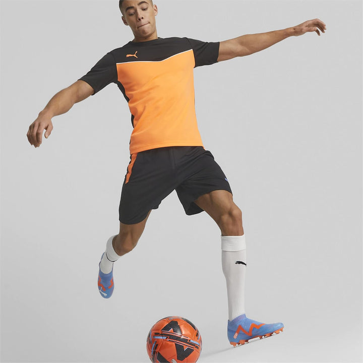 PUMA Jungen Future Match+ Ll Fg/AgFussballschuh 46 EU Blue Glimmer Puma White Ultra Orange, 46 EU Bl