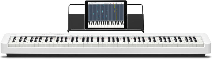 Casio CDP-S110WE Digitalpiano mit 88 gewichteten Pianotasten, weiss & M-Audio SP-2 - Universal Susta