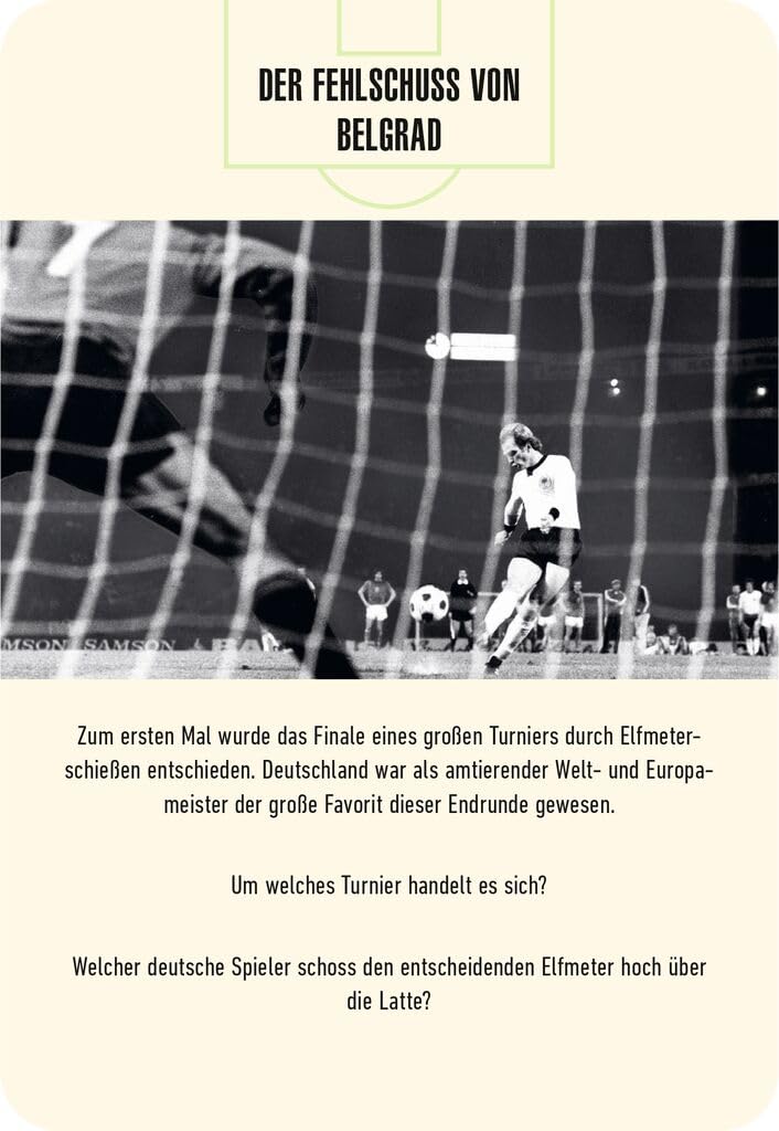 moses. Legendäre Fussballmomente – Das Quiz, 100 Quizfragen zu den grössten Momenten der Fussballges