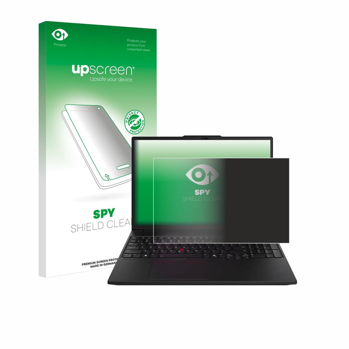 upscreen Anti-Spy Blickschutzfolie für Lenovo ThinkPad P16s Gen 3 Made in Germany, Privacy Screen Di