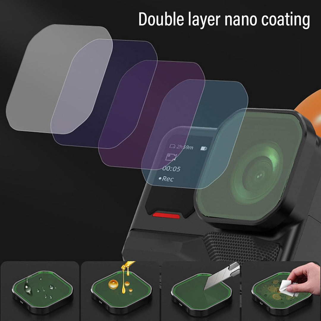 ND16 -Filter für 360 Ace Pro 2, Multi beschichtetes & optisches Glas Neutraldichtefilter Snap On Qui