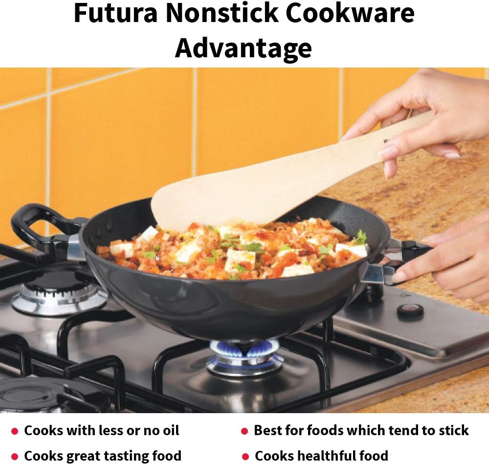 Futura Non-Stick Deep-Fry Pan (Kadhai) 1.5 LITRE