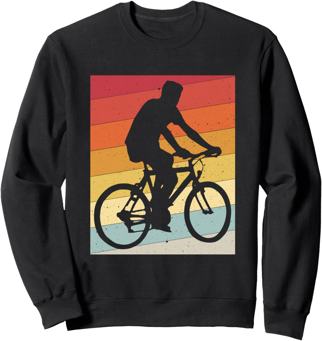Fahrrad Retro Radfahrer Fahrradfahrer Vintage Sweatshirt