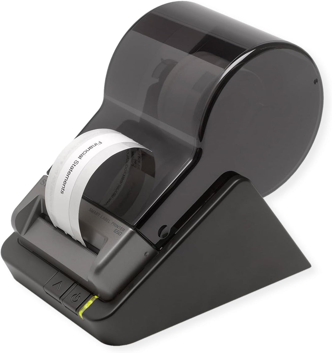 Seiko Instruments SLP650-EU Smart Label Printer, schwarz, Schwarz Single USB, Single USB