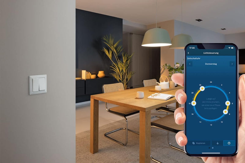 Bosch Smart Home Beleuchtung und Beschattung-Set, 8x Licht-/Rollladensteuerung II, 1x Controller II