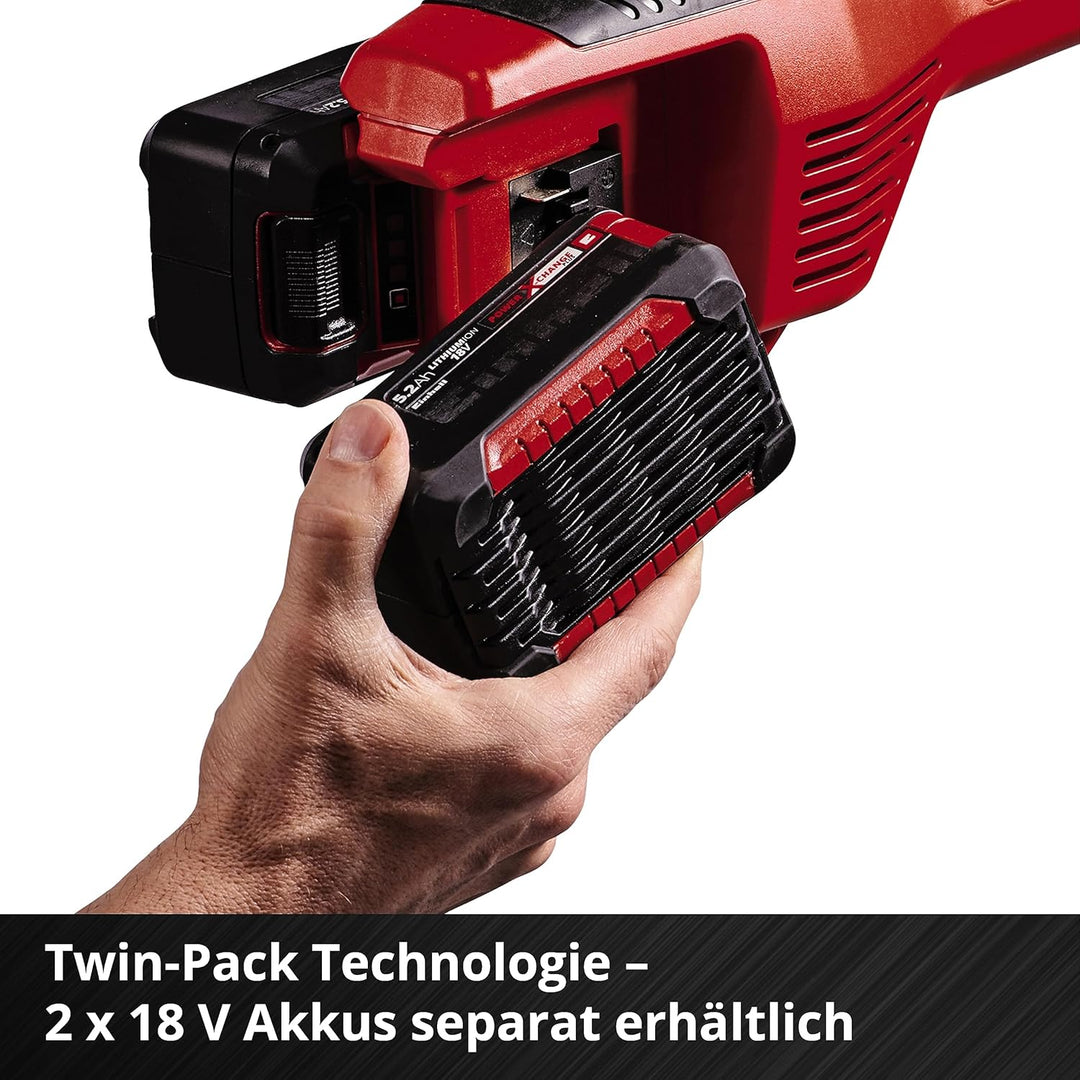 Einhell Akku-Sense AGILLO Power X-Change Rasentrimmer, 2 x 18 V, max. Drehzahl 6300 min-1, max. Schn