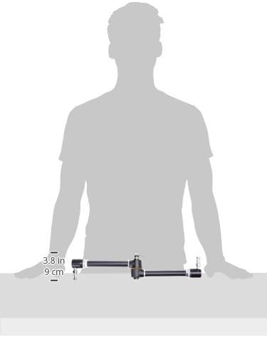 Manfrotto 244 Variable Friktionsarm mit Halterung (Schwarz) für Fotografen und Videografen Single, S