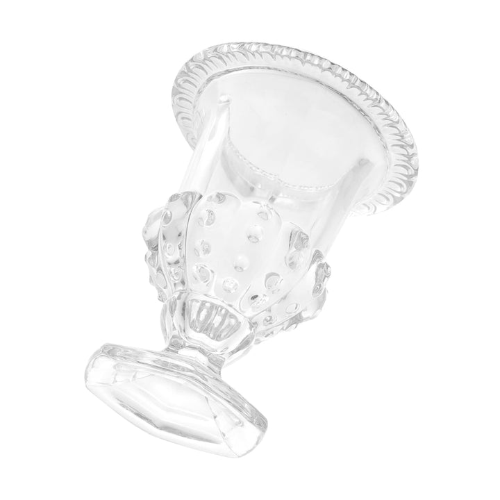 TOPBATHY Dessertkelch aus Glas, europäischer Stil, Kristallglas, Süssigkeitenhalter, Schale, Dreifac