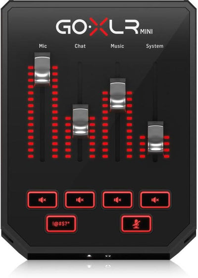 TC Helicon GoXLR MINI Online-Broadcast-Mixer mit USB-/Audio-Schnittstelle und Midas-Vorverstärker, 9