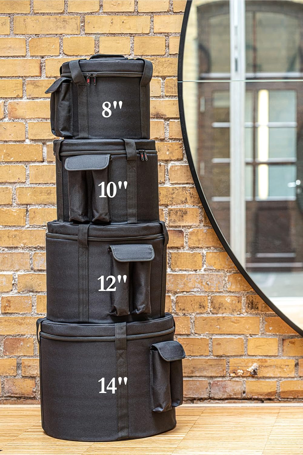Sonic Energy Tasche für Kristallklangschale – 14 Zoll – Aus Nylon, mit Innenpolster – Für Transport