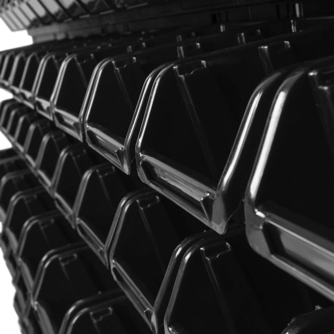 PAFEN Lagersystem Wandregal – 1158 x 780 mm - Stapelboxen Sichtlagerkästen Schüttenregal – Wandplatt