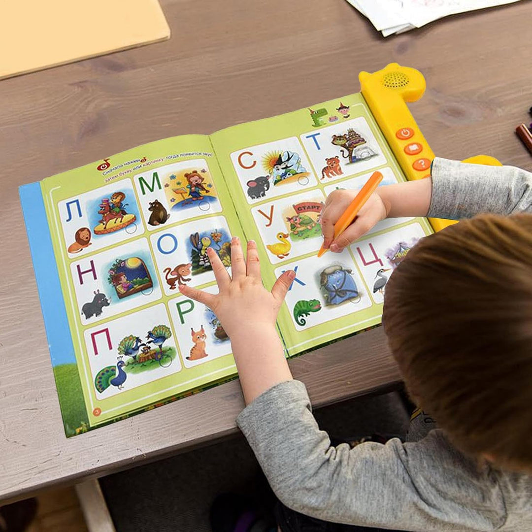Generisch Sprechende Bücher | Russisch Lernspielzeug für Kinder mit Tönen - Lernspielzeug Interaktiv