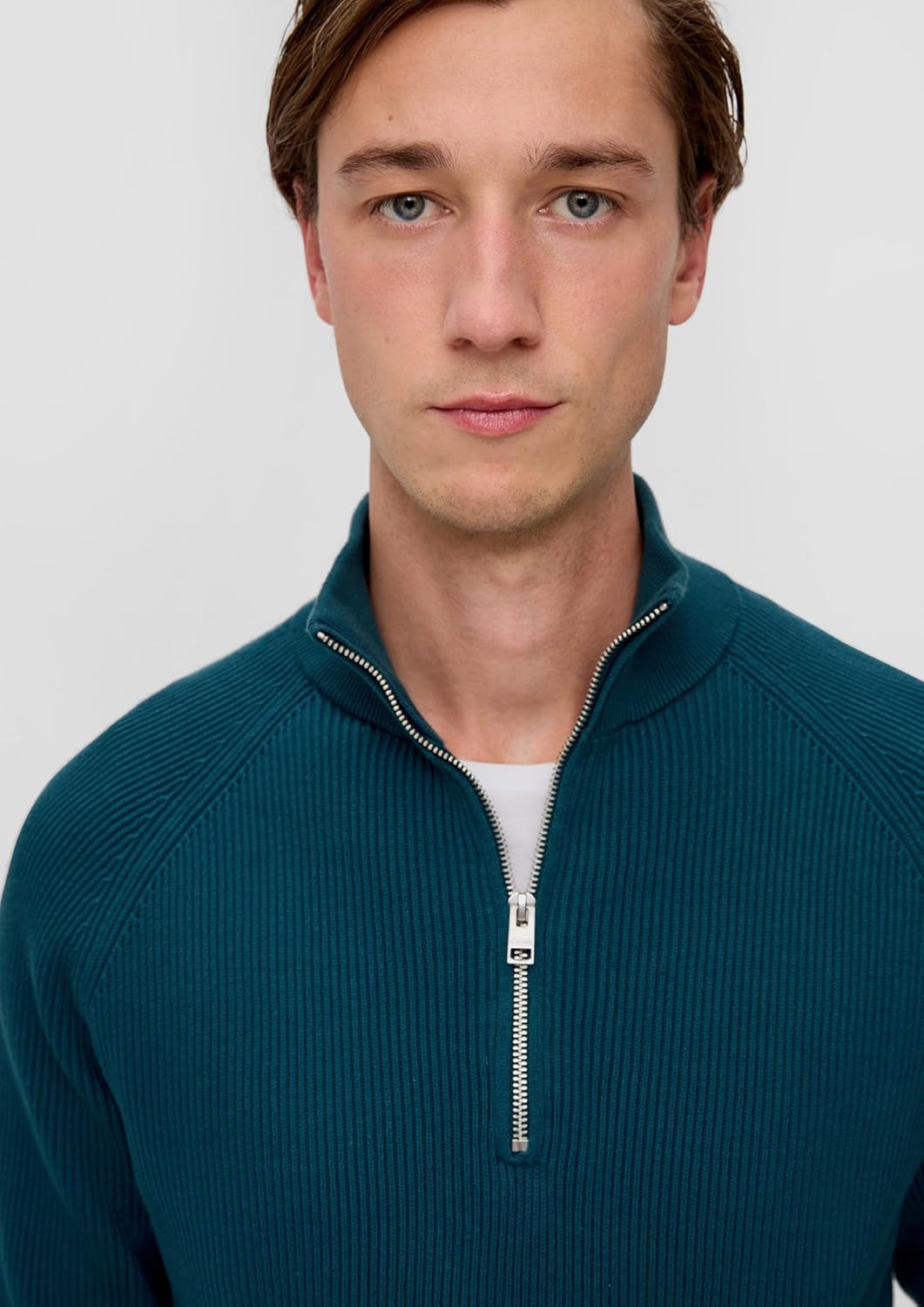 s.Oliver Damen 10.3.11.17.170.2133820 Pullover S 6904 Petrol, S 6904 Petrol