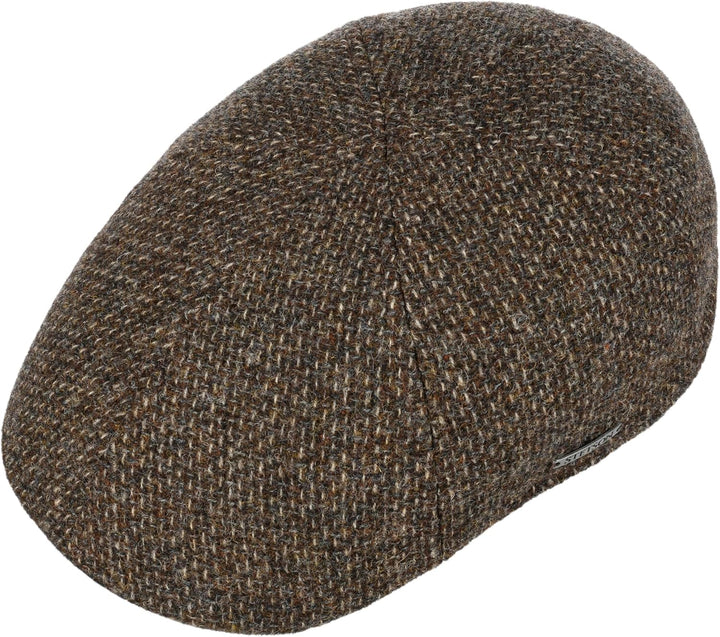 Stetson Texas Classic Wool Flatcap - Schiebermütze Herren - Herrenmütze mit Baumwollfutter - Schirmm