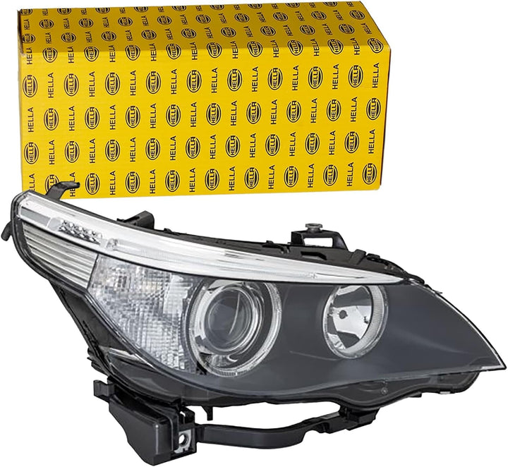 HELLA 1EL 160 296-001 Bi-Xenon/Halogen-Hauptscheinwerfer - rechts - für u.a. BMW 5 (E60) Rechts ohne