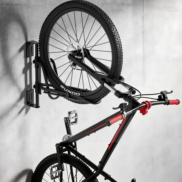 Housolution Schwenkbares Fahrrad-Wandhalterung, [1 Stück] Hebeloses Fahrradregal für Räder bis 29 Zo