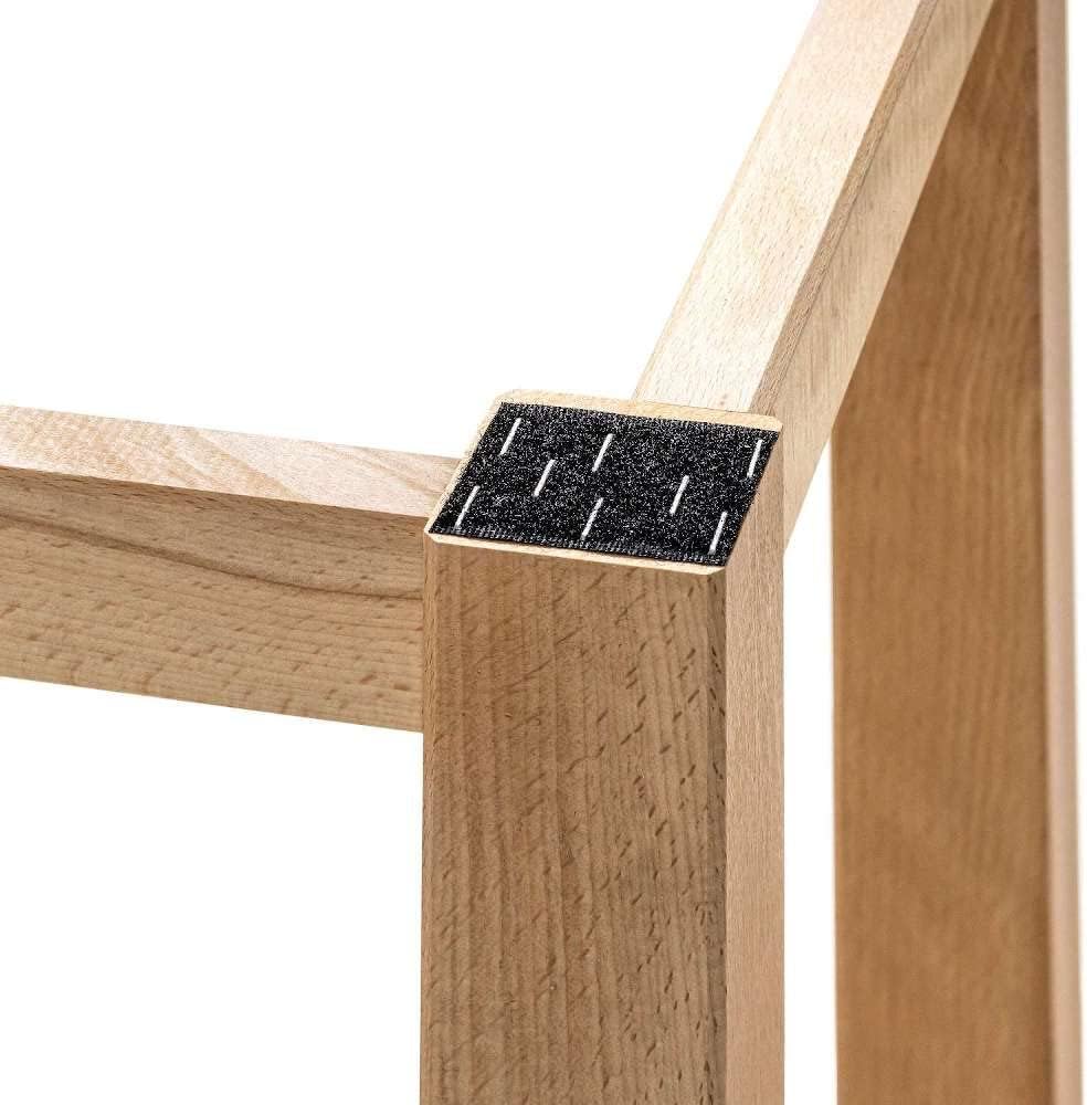 Fleischerblock Hackblock mit Sockel | 40x50x20 cm | Professioneller | aus Buchenholz | für Metzger,