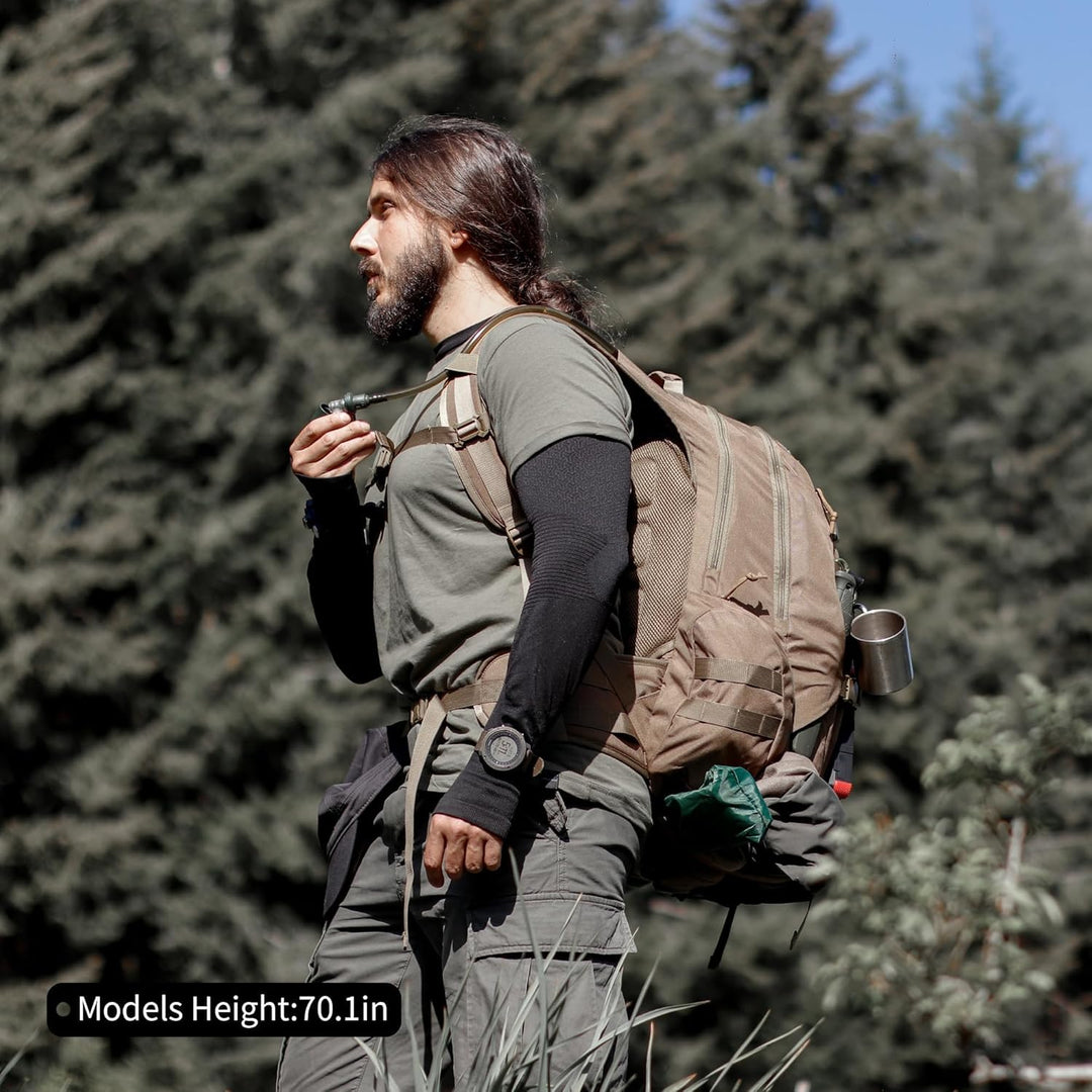 Mardingtop 35L Rucksack Herren Taktischer Wanderrucksacke Outdoor Survival Ausrüstung Trekkingrucksa