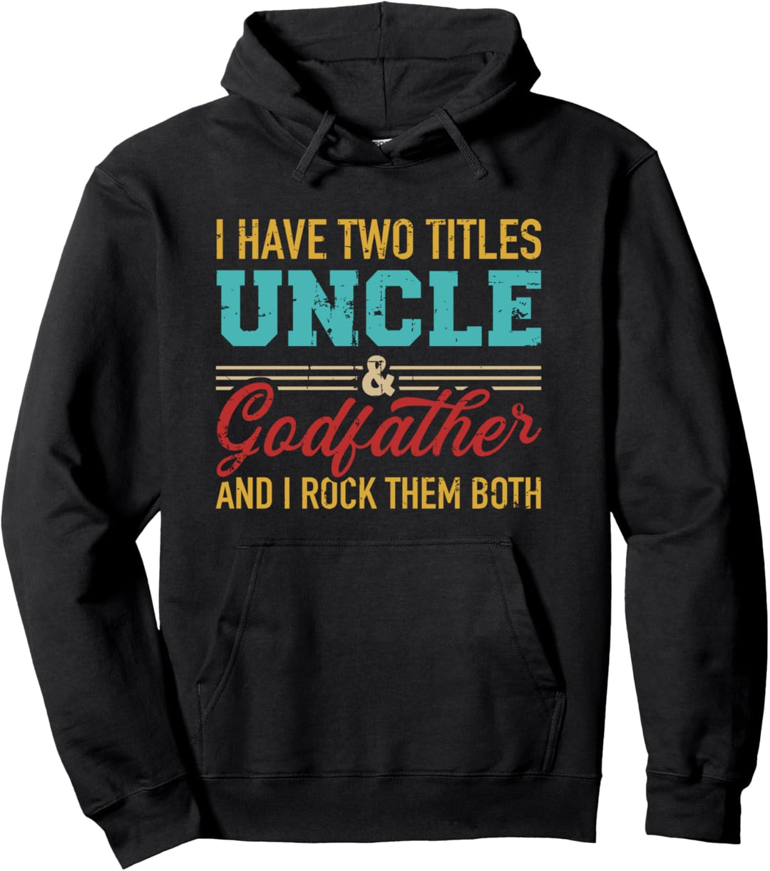 Onkel und Patenonkel Spruch Pullover Hoodie