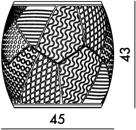 Kartell Hocker Roy, thermoplastisches Technopolymer, Blau, 45 cm x 43 cm x 45 cm, Blau
