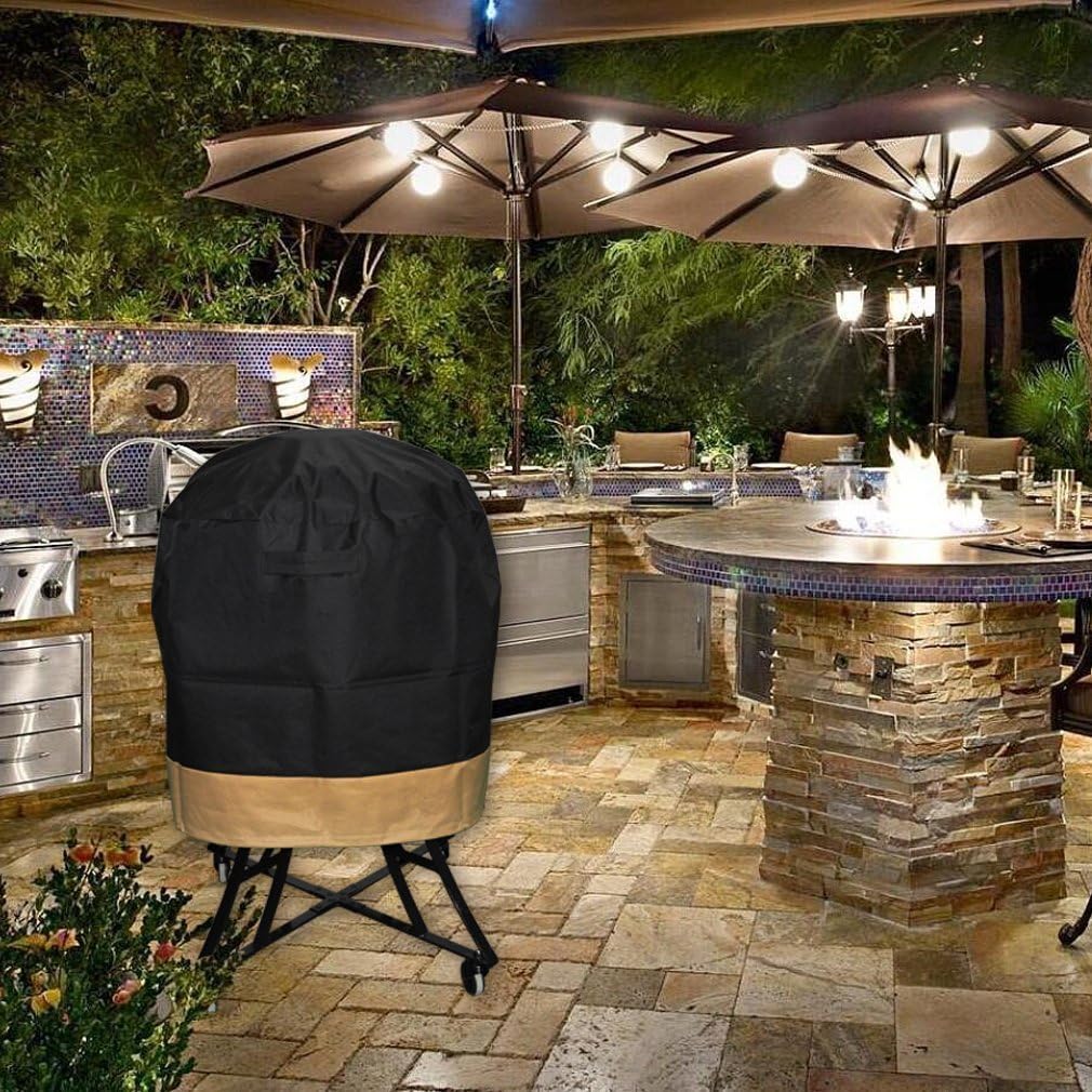 Onlyfire Kamado Grill Abdeckung Abdeckhaube Kompatibel für Big Green Egg, Kamado Joe Classic, grosse