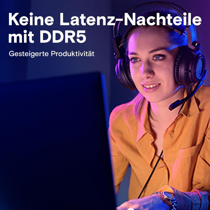 Crucial RAM 64GB Kit (2x32GB) DDR5 5600MHz (oder 5200MHz oder 4800MHz) Laptop Arbeitsspeicher CT2K32