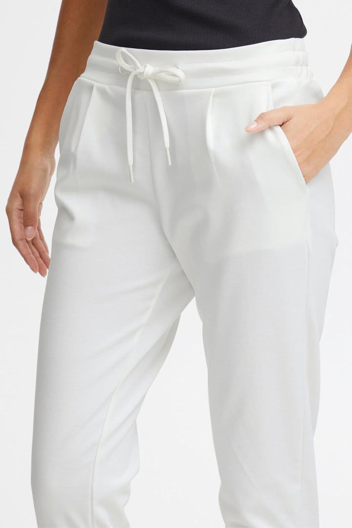 ICHI IHKATE PA2 Damen Sweathose Sweatpants Relaxhose mit Stretch Schmaler Schnitt mit Elastikbund XS