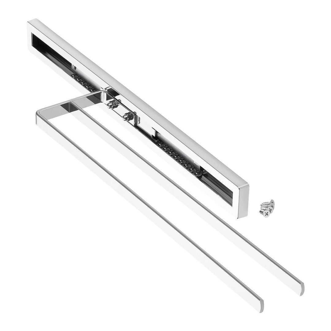 SO-TECH® Handtuchauszug Elegance Chrom 2-armig 415 mm eingeschoben, 715 mm ausgezogen Handtuchhalter
