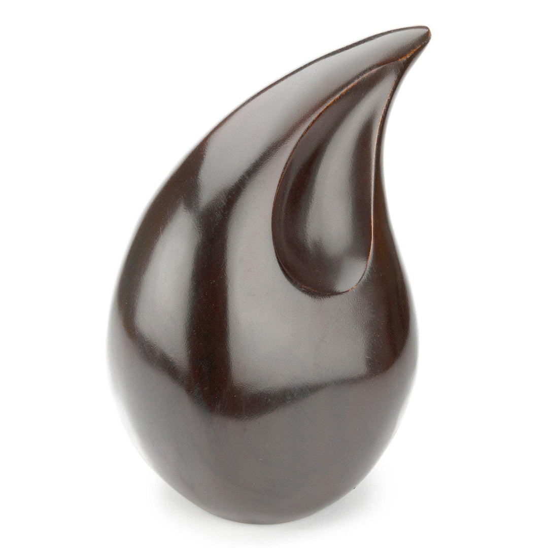 Urns UK Bestattungsurne in Tränenform, 33 cm, Tiverton Bronze Gold, Gold