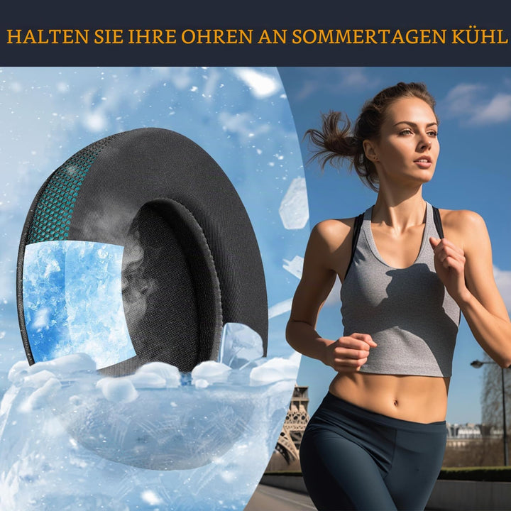 SOULWIT Kühlgel Ersatzpolster Ersatz Ohrpolster Polster für HyperX Cloud 2/3/1/Alpha/Flight/Stinger/