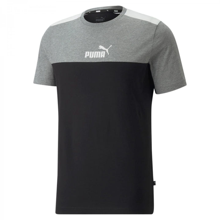 PUMA Essential Block T-Shirt S Schwarz, S Schwarz
