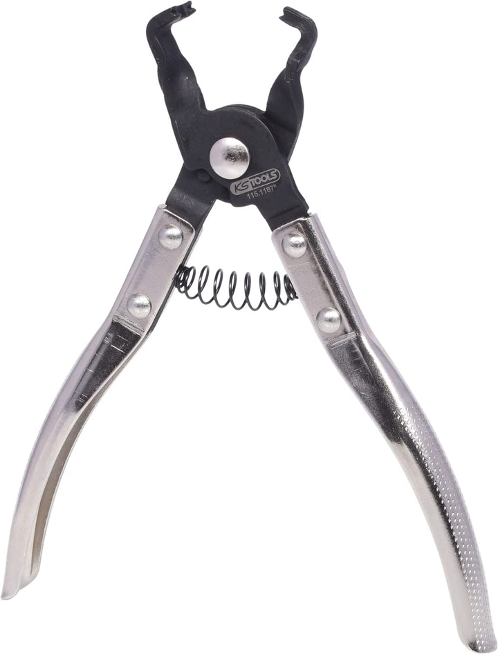 KS Tools 115.1187 Schlauchschellenzange mit Prismenaufnahme, 8-18mm