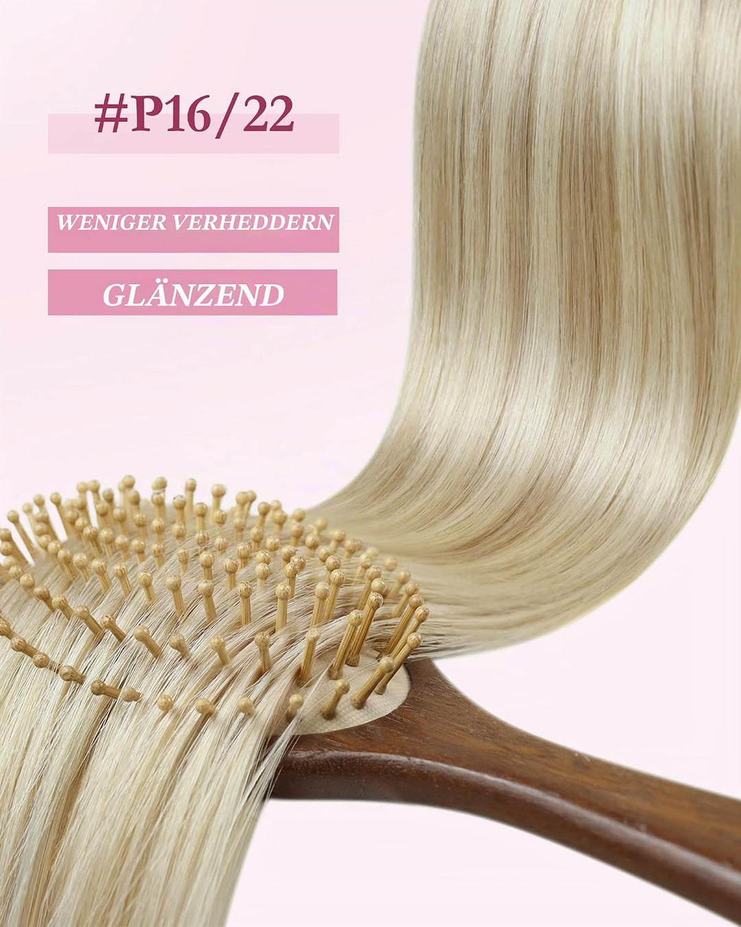 YoungSee Microring Extensions Echthaar 1g Blond Microring Extensions Goldblong bis Blond Microring H