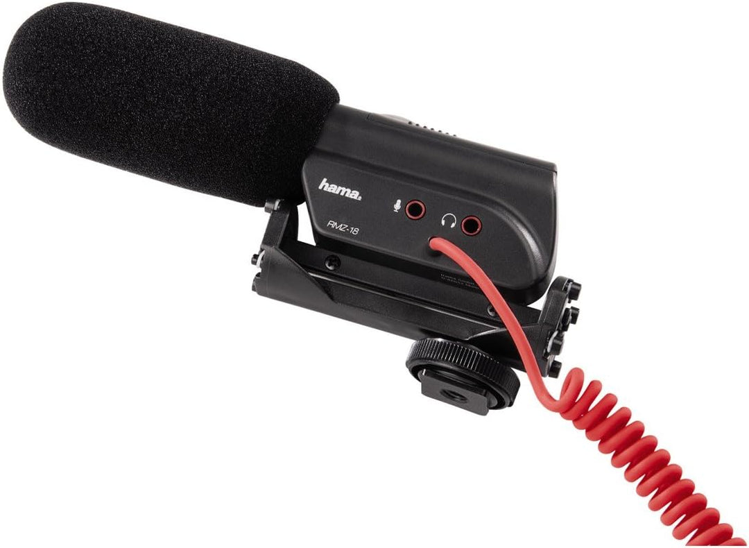 Hama Richtmikrofon für Camcorder, Spiegelreflex- und Systemkameras, Umschaltbare Richtcharakteristik