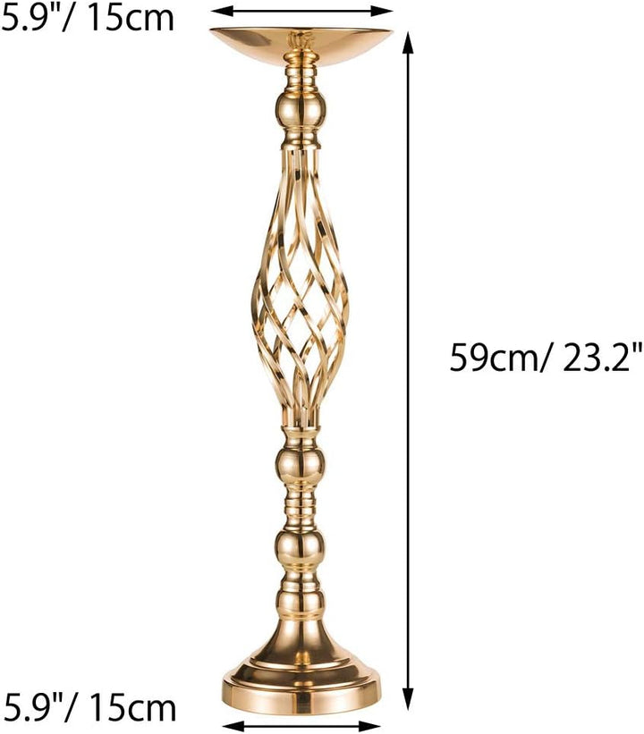 Nuptio 10 Stücke Vasen Hochzeitsmittelstücke Tischdekoration Blumenständer 59cm für Hochzeit Party E
