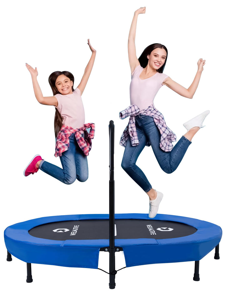 Ovales Indoor Trampolin für 2 Personen geräuscharm belastbar bis 150kg Ideal für Kinder &amp; Erwachsene