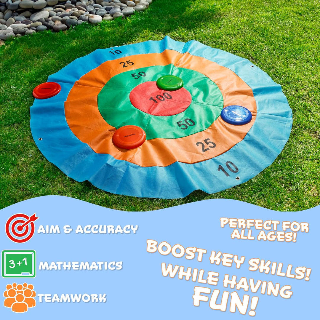 KreativeKraft Outdoor Spiele für Kinder Set Kindergeburtstag Spiele für Draussen Party Wurfspiele Ga