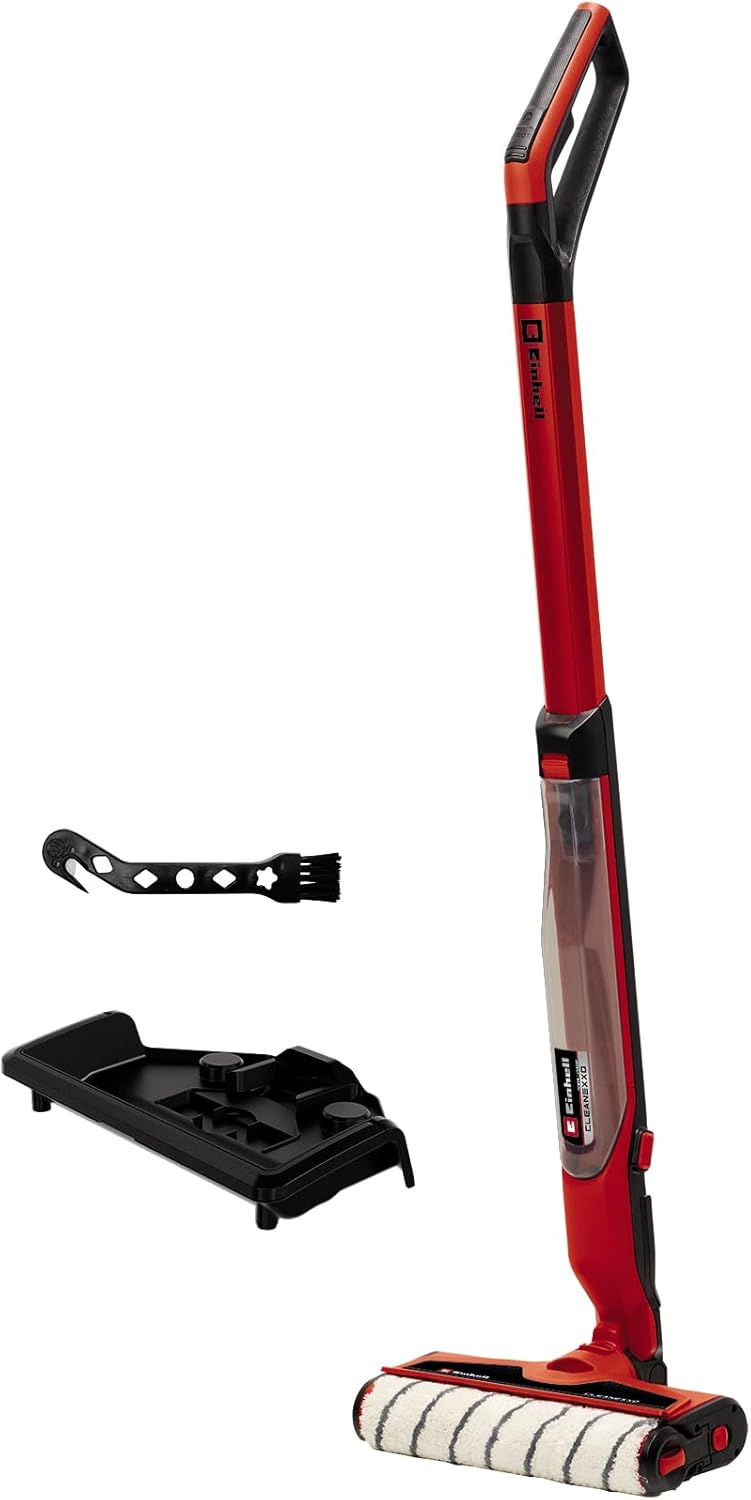 Einhell Akku-Hartbodenreiniger CLEANEXXO Power X-Change (18 V, 290 mm Bürstenwalze, BOOST-Modus, Sel