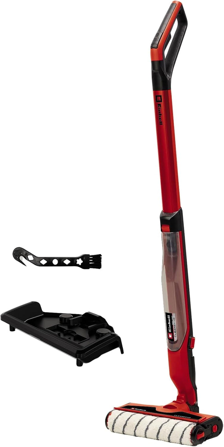 Einhell Akku-Hartbodenreiniger CLEANEXXO Power X-Change (18 V, 290 mm Bürstenwalze, BOOST-Modus, Sel