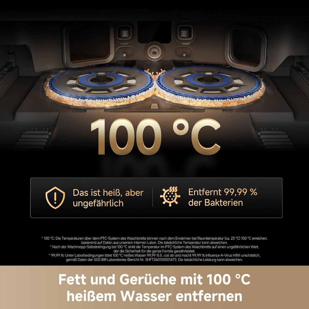 dreame Matrix10 Pro Saug- und Wischroboter: Multi-Mopp-Wechseldock, 3 Reinigungsfächer, Entwirrbürst
