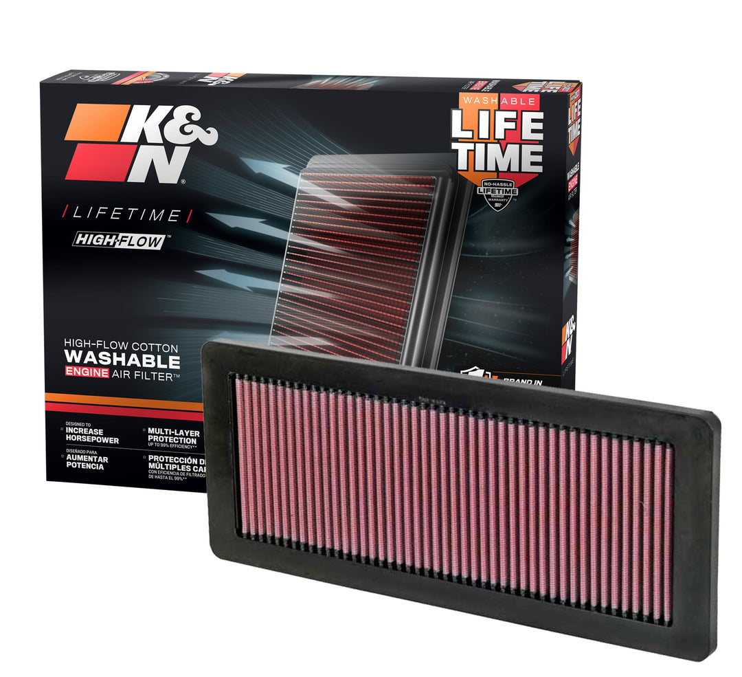 K&amp;N 33-2936 Motorluftfilter: Hochleistung, Prämie, Abwaschbar, Ersatzfilter,Erhöhte Leistung, 2007-2